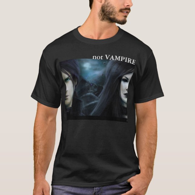T-shirt pas VAMPIRE : Alien (couleurs foncées) (Devant)