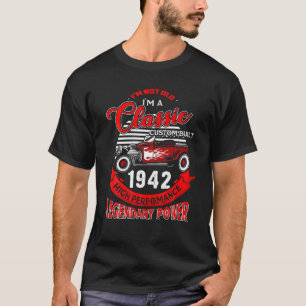 T-shirt Pas Vieux Je Suis Classique 1942 80E Cadeau Annive