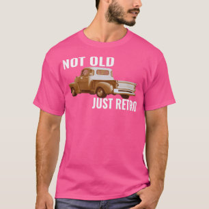 T-shirt Pas Vieux Juste Rétro Vintage Vieux Pickup Carré C