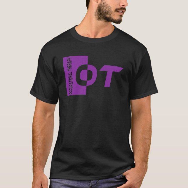 T-shirt pas violet (Devant)