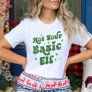T-shirt Pas Votre Noël De Base Elf