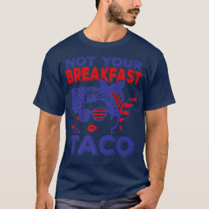 T-shirt Pas Votre Petit Déjeuner Taco American Messy Bun U