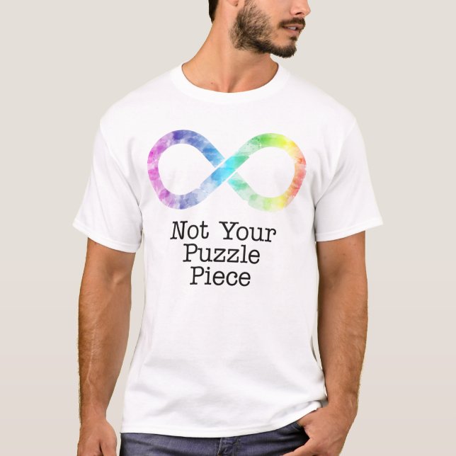 T-shirt Pas votre pièce de puzzle - sensibilisation sur l' (Devant)