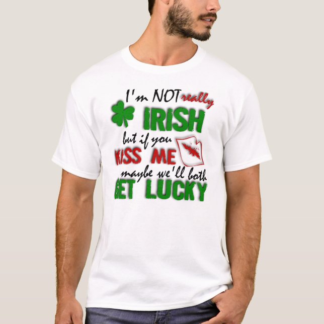 T-shirt Pas vraiment irlandais (Devant)