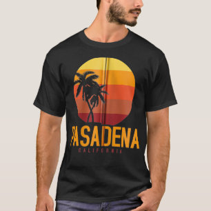 T-shirt Pasadena California Retro Cadeau Zip