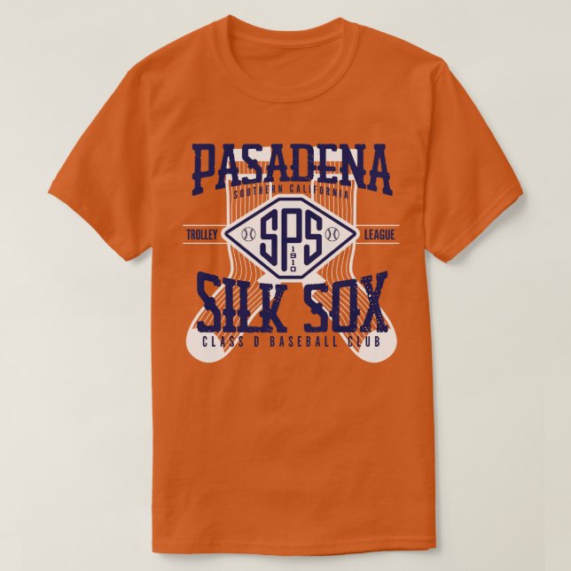 T-shirt Pasadena Sox en soie (Design devant)