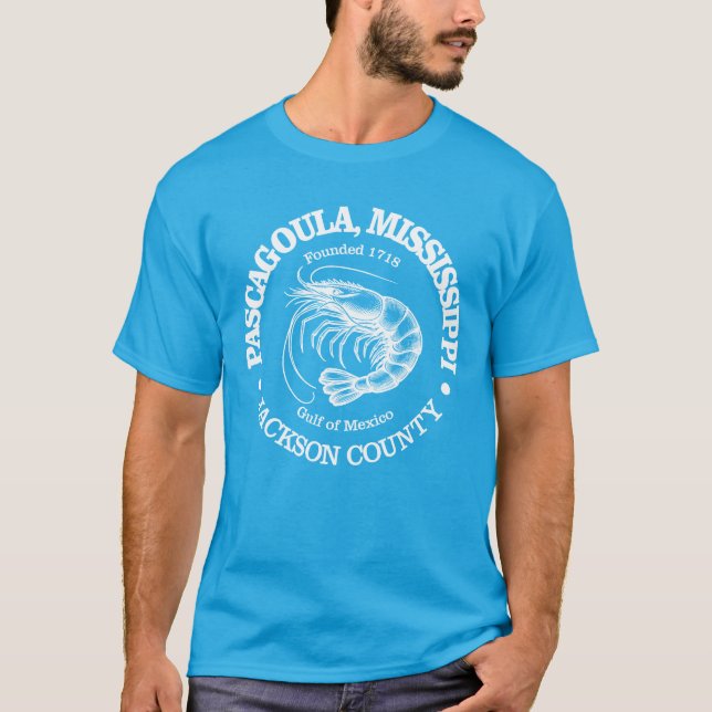 T-shirt Pascagoula (crevettes) (Devant)