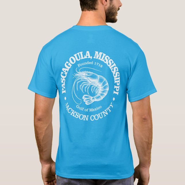 T-shirt Pascagoula (crevettes) (Dos)