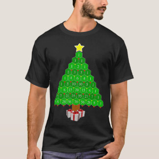 T-shirt Pascales Triangle Math Arbre de Noël 