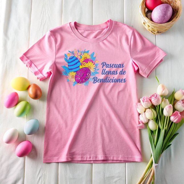T-shirt Pascuas llenas de bendiciones (Créateur téléchargé)