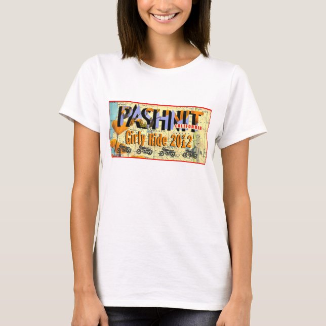 T-shirt Pashnit Girly Ride 2012 (Devant)