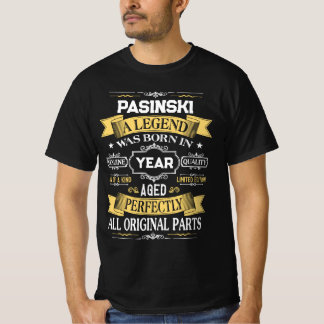 T-shirt PASINSKI Une légende est née en année