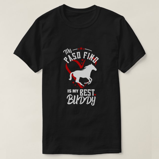 T-shirt Paso fino cheval graphique coeur citation meilleur (Design devant)