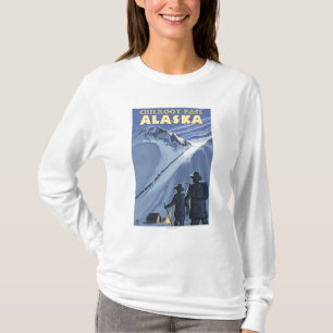 T-shirt Passage de Chilkoot, mineurs d'or de l'Alaska