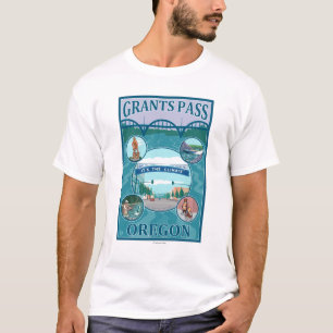 T-shirt Passage de concessions, affiche de voyage
