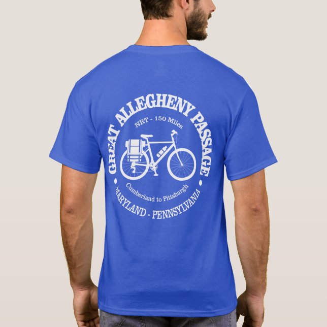 T-shirt Passage du Grand Allegheny (cyclisme) (Dos)