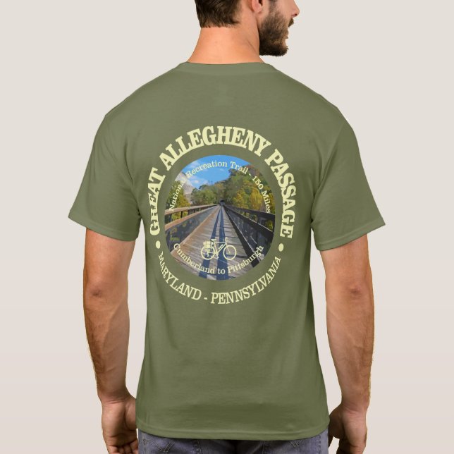 T-shirt Passage du Grand Allegheny (cyclisme c) (Dos)