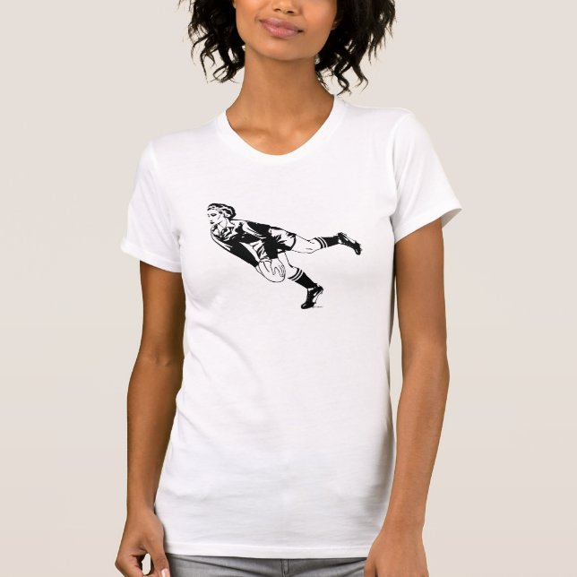 T-shirt Passage du rugby des femmes (Devant)