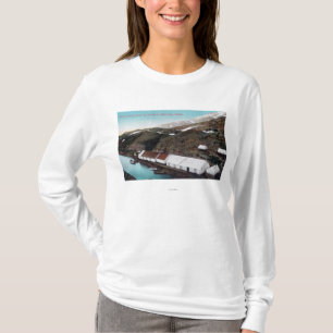 T-shirt Passage et train de chemin de fer blancs du Yukon