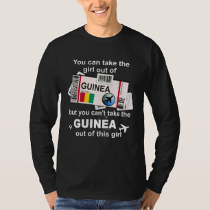T-shirt Passe d'embarquement de Guinée Fille de Guinée G