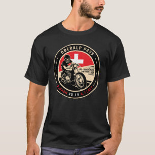T-shirt Passe Oberalp   Suisse   Motorcycle