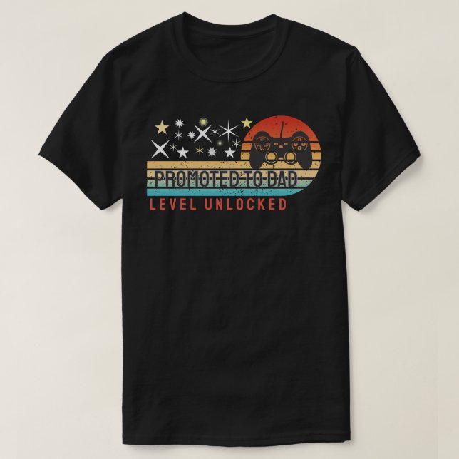 T-shirt Passé Papa – Niveau Débloqué (Design devant)