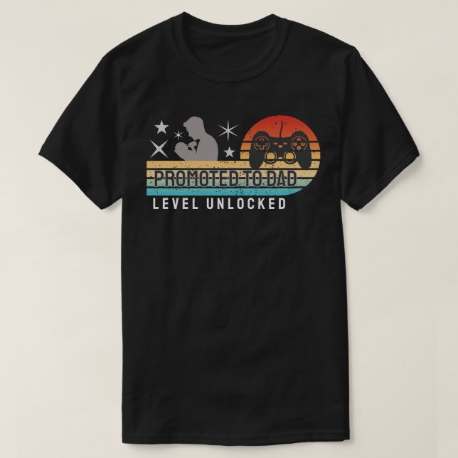 T-shirt Passé Papa – Niveau Débloqué (Design devant)