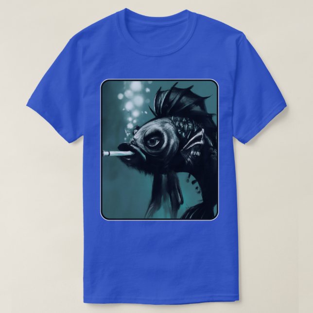 T-shirt Passe Puff Puff Poisson Fumé (Design devant)