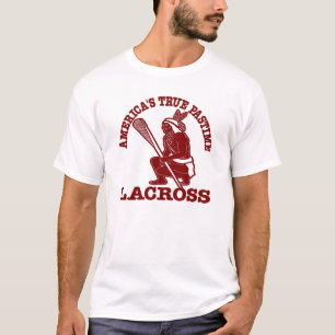 T-shirt Passe-temps blanc de Lacross Etats-Unis