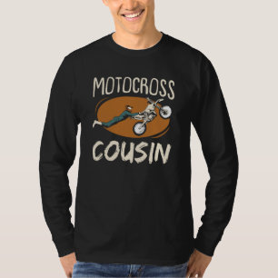 T-shirt Passe-temps de coureur de motocross cousin motard