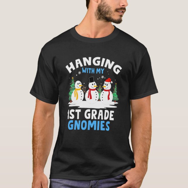 T-shirt Passe-toi avec mes filles de 1ère année Enseignant (Devant)