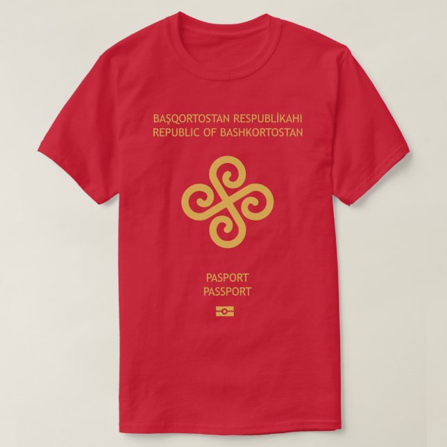 T-shirt Passeport de Bachkortostan (Design devant)