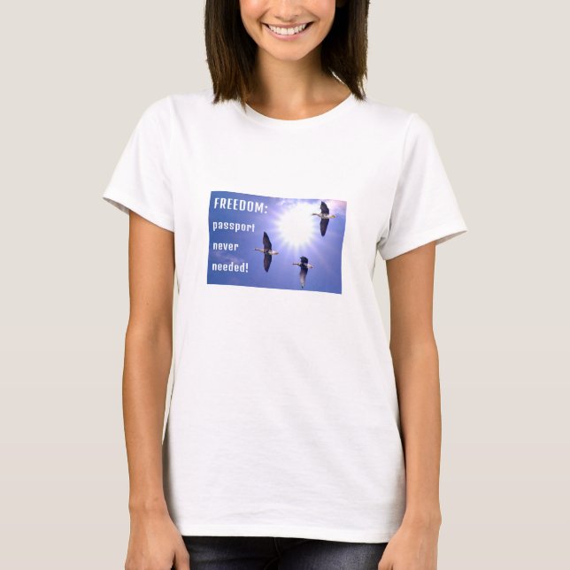 T-shirt Passeport de la Liberté (Devant)