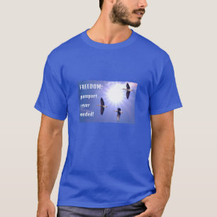 T-shirt Passeport de la Liberté (noir)