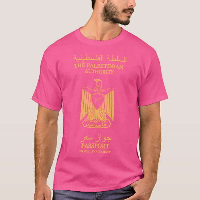 T-shirt Passeport de Palestine (Devant)