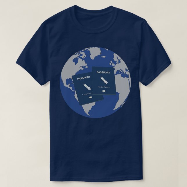 T-shirt Passeport de vaccins (Design devant)