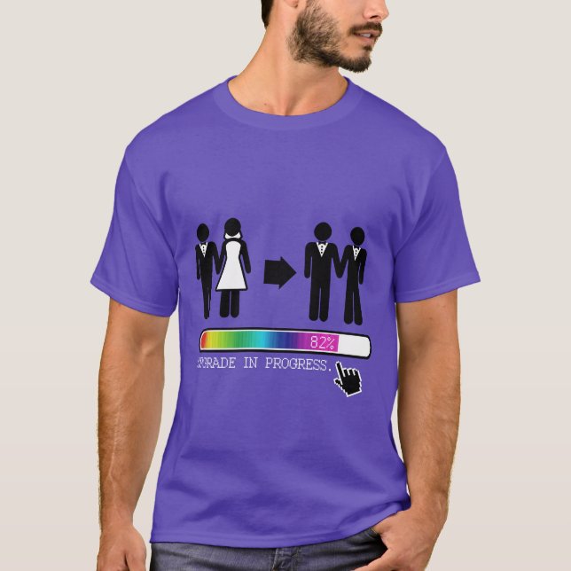 T-SHIRT PASSER AU GAY (Devant)