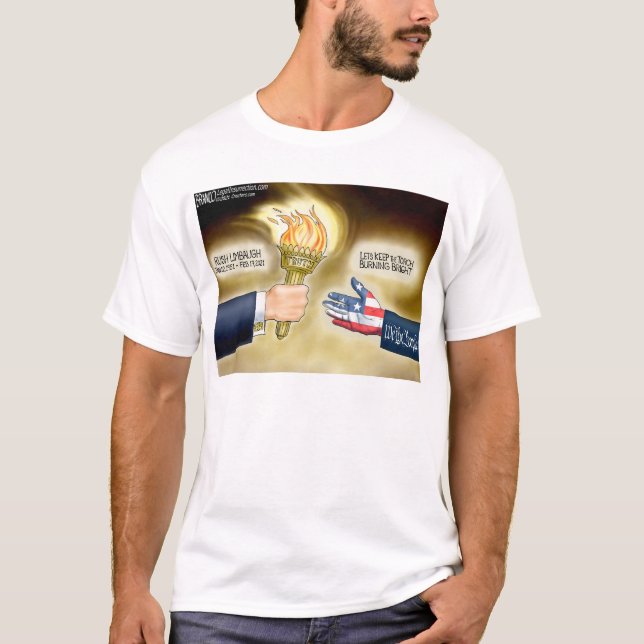 T-shirt Passer le flambeau de la vérité (Devant)