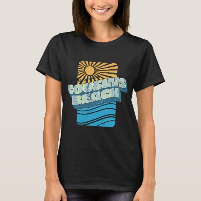 T-shirt Passer l'été à Cousins Beach (Devant)