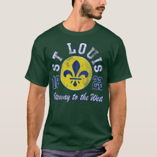 T-shirt Passerelle Rétro St Louis Vers L'Ouest Missouri 18