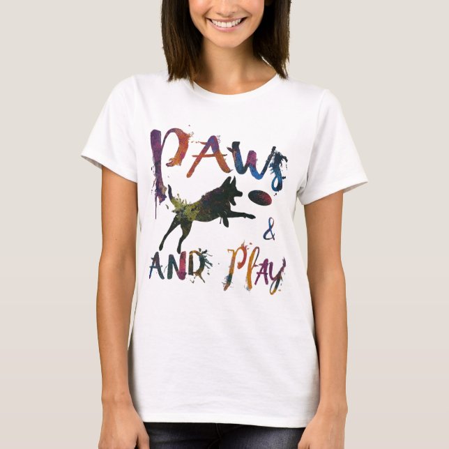 T-SHIRT PASSES ET JOUER (Devant)