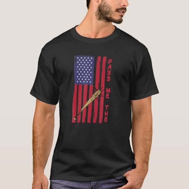 T-shirt Passez-Moi La Batte De Baseball (Devant)