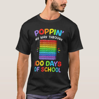 T-shirt Passez Mon Chemin À Travers 100 Jours Drôle 100E J