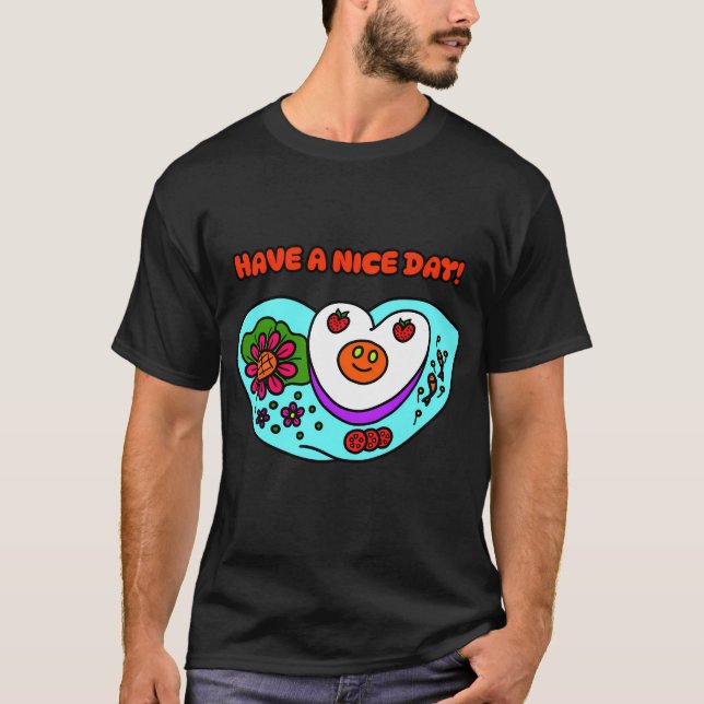 T-shirt Passez une bonne journée ! (Devant)