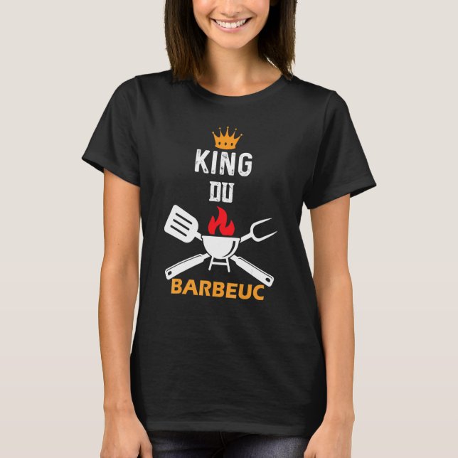 T-shirt Passion Barbecue - King Du Barbeuc Super (Devant)