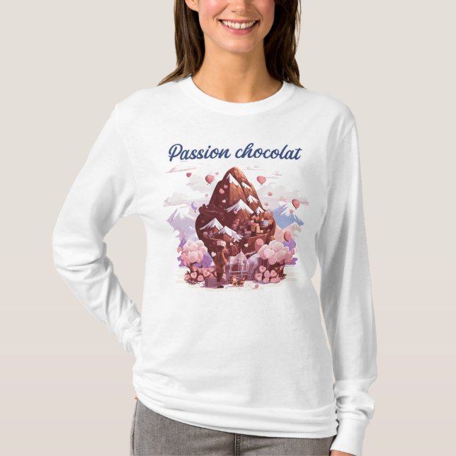 T-shirt Passion chocolat (Devant)