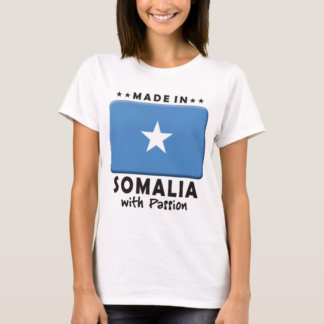 T-shirt Passion de la Somalie (Devant)