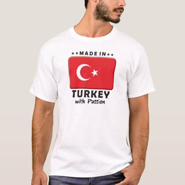 T-shirt Passion de la Turquie (Devant)