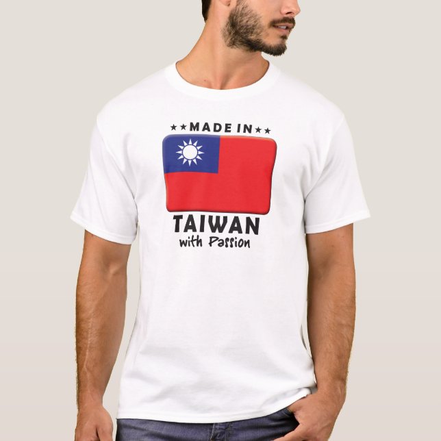 T-shirt Passion de Taïwan (Devant)