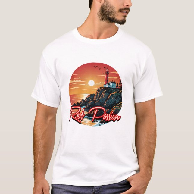 T-shirt Passion rouge (Devant)